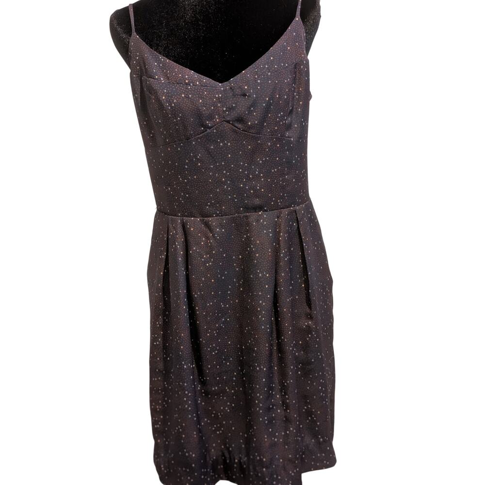 BCBG Sundress Navy Print Garden Party Feminine Sz M